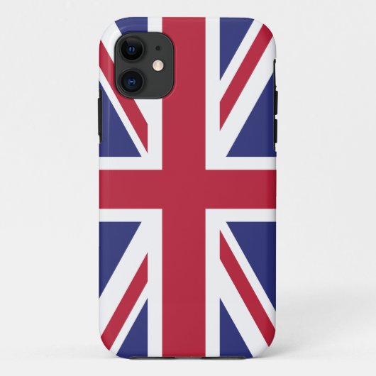 Patriotic United Kingdom Flag Case-Mate iPhone Case (Achterkant)