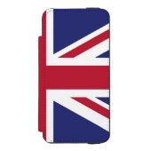 Patriotic United Kingdom Flag Incipio iPhone Portemonnee Hoesje (Voorkant Agenda)