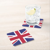 Patriotic United Kingdom Flag Kartonnen Onderzetters (Insitu)