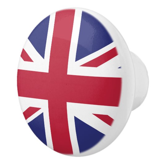 Patriotic United Kingdom Flag Keramische Knop (Rechts)