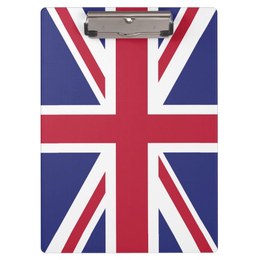 Patriotic United Kingdom Flag Klembord (Voorkant)