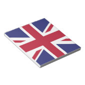 Patriotic United Kingdom Flag Notitieblok (Schuin)