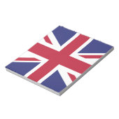Patriotic United Kingdom Flag Notitieblok (Linkerzijde)