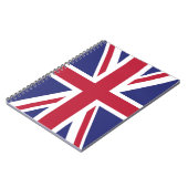 Patriotic United Kingdom Flag Notitieboek (Linkerzijde)