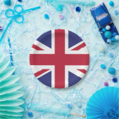 Patriotic United Kingdom Flag Papieren Bordje (Feest)