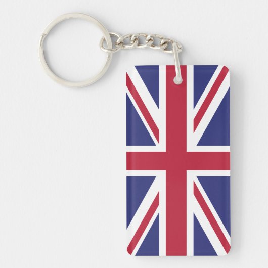 Patriotic United Kingdom Flag Sleutelhanger (Voorkant)