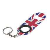 Patriotic United Kingdom Flag Sleutelhanger Flessenopener (Voorkant Gekanteld)