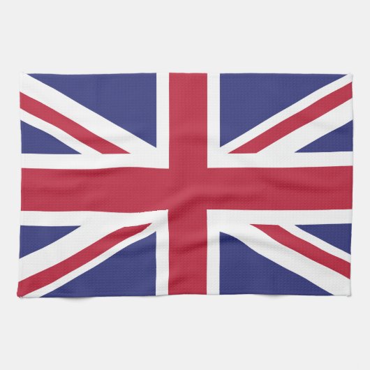 Patriotic United Kingdom Flag Theedoek (Horizontaal)