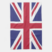 Patriotic United Kingdom Flag Theedoek (Verticaal)