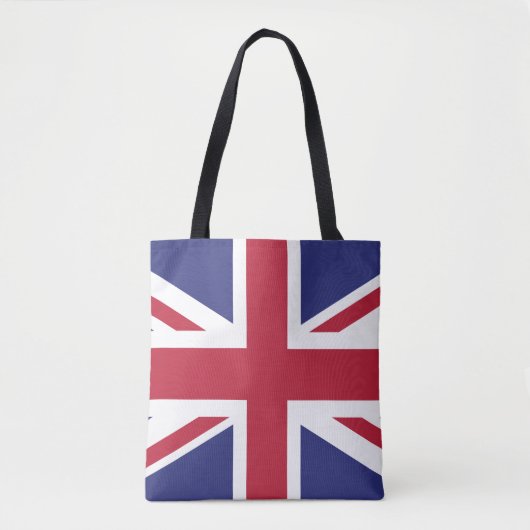 Patriotic United Kingdom Flag Tote Bag (Voorkant)
