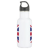 Patriotic United Kingdom Flag Waterfles (Achterkant)