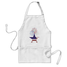 Patriotic US Apron Standaard Schort