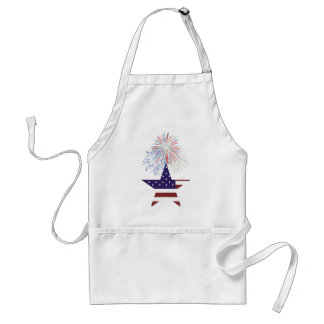 Patriotic US Apron Standaard Schort