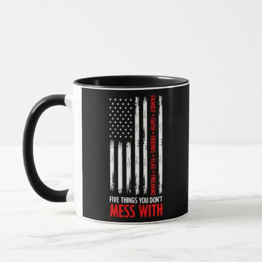 Patriotic US Citizen Family Funny Quote American Mok (Links)