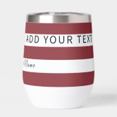 Patriotic US Flag Custom Text Name (Achterkant)