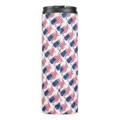 Patriotic USA AMERICAN Flag Thermosbeker (Achterkant)