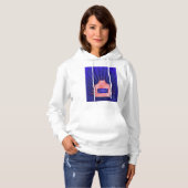 Patriotic USA Chef Rood Wit Blauw BBQ Koken Hoodie (Voorkant volledig)