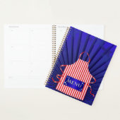 Patriotic USA Chef Rood Wit Blauw BBQ Koken Planner (Display)