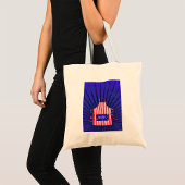 Patriotic USA Chef Rood Wit Blauw BBQ Koken Tote Bag