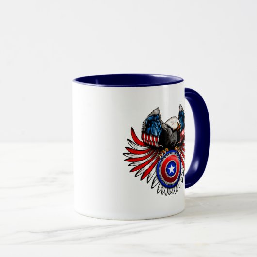 Patriotic USA Eagle Mok (Voorkant rechts)