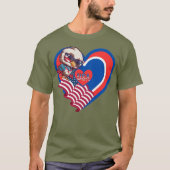 patriotic USA eagle T-Shirt (Voorkant)