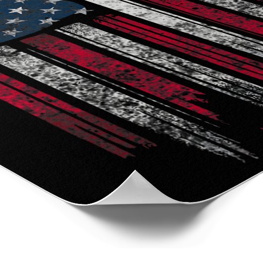 Patriotic Usa Flag Fighter Jets Lover 4th Of July  Poster (Hoek)