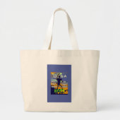 Patriotic USA Hope Graphic Grote Tote Bag (Voorkant)