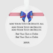 Patriotic USA Ornament (achterkant)