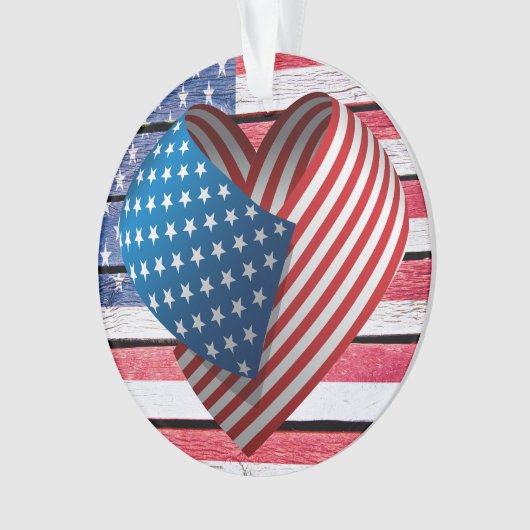 Patriotic USA Ornament (voorkant)