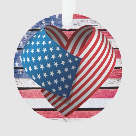 Patriotic USA Ornament (voorkant)