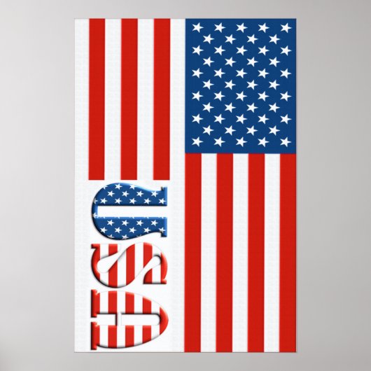 Patriotic USA Poster (Voorkant)