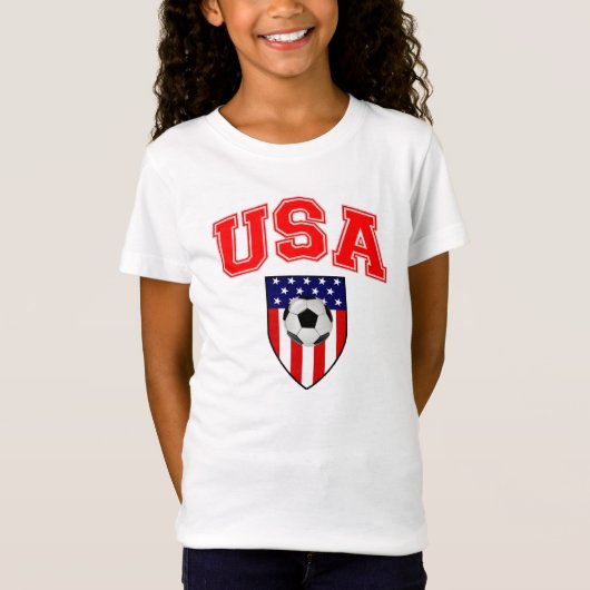 Patriotic USA Soccer T-shirt (Voorkant)