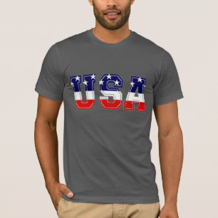 Patriotic USA Stars and Stripes T-shirt