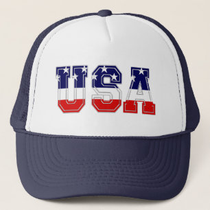 Patriotic USA Stars and Stripes Trucker Pet