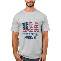 Patriotic USA T-Shirt – Stars & Stripes Vlag T-shi
