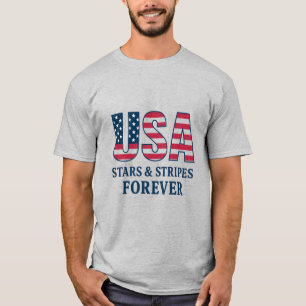 Patriotic USA T-Shirt – Stars & Stripes Vlag T-shi
