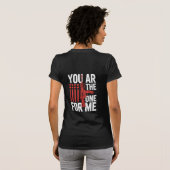 Patriotic Valentine Shirt for Him You Are The One  (Achterkant volledig)
