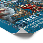 Patriotic Veteran Definition Blank Check Sacrifice Poster (Hoek)