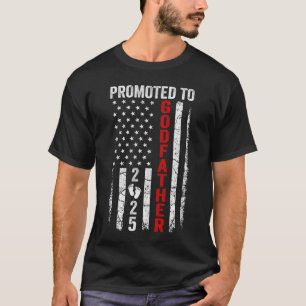 Patriotic voor het eerst gepromoveerd tot Godfathe T-shirt