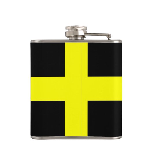 Patriotic Wales Dragon St Davids Hip Flask Heupfles (Achterkant)