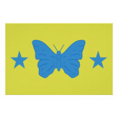 Patriotic wall poster with Flag of Bady Bassit (Voorkant)