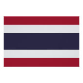 Patriotic wall poster with Flag of Thailand (Voorkant)