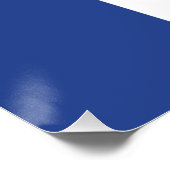 Patriotic wall poster with Flag of Toronto (Hoek)