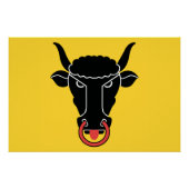 Patriotic wall poster with Flag of Uri (Voorkant)