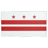 Patriotic Washington D.C. Flag Kussensloop (Voorkant-Links)