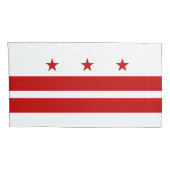 Patriotic Washington D.C. Flag Kussensloop (Achterkant-Rechts)