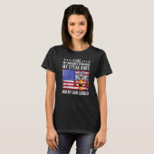  Patriotic Whiskey Steak Pistolen Freedom Whisk T-shirt (Voorkant volledig)