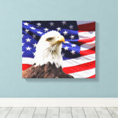 Patriotic Wrapped Canvas Afdruk (Insitu (Houten vloer))