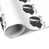 Patriotic wrapping paper Flag of Corsica Cadeaupapier (Rol Hoek)