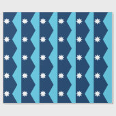 Patriotic wrapping paper with Flag of Minnesota Cadeaupapier (Vlak)